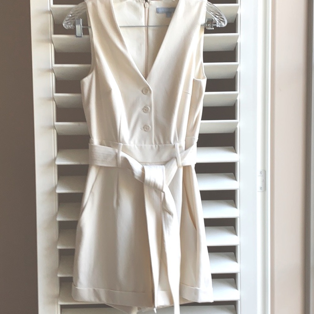 Antonio Melani Blanca Button Front Romper